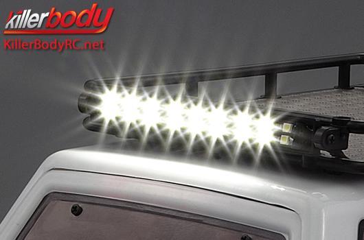KillerBody - KBD48347 - Set di illuminazione - 1/10 Truck - Scale - LED - Faro supplementare con set di LED SMD - 18 LEDs