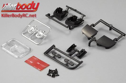 KillerBody - KBD48353 - Pièces de carrosserie - 1/10 Touring / Drift - Scale - Phares rétractables