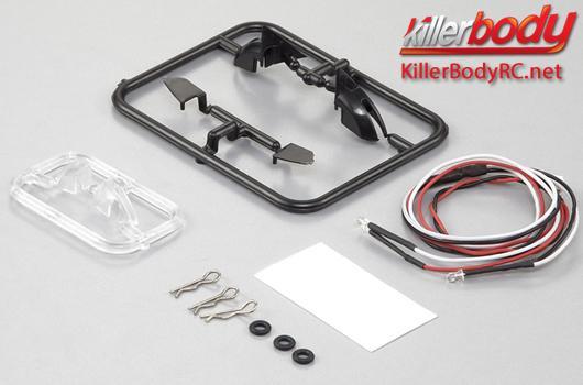 KillerBody - KBD48360 - Set d'éclairage - 1/10 TC/Drift - Scale - LED - Eclairage de rétroviseurs avec Set de LEDs