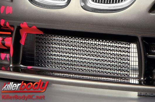 Pièces de carrosserie - 1/10 Touring / Drift - Scale - Aluminium - Intercooler avec visserie