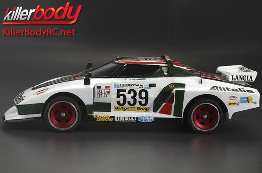 KillerBody - KBD48371 - Telaio di dimostrazione di carrozzeria - per 1/10 Lancia Stratos (1977 Giro d'Italia)