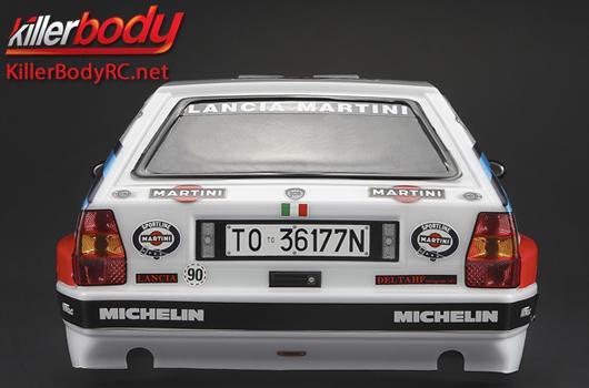KillerBody - KBD48384 - Karosserie - 1/10 Touring / Drift - 195mm  - Fertig lackiert - Box - Lancia Delta HF Integrale 16V - Racing