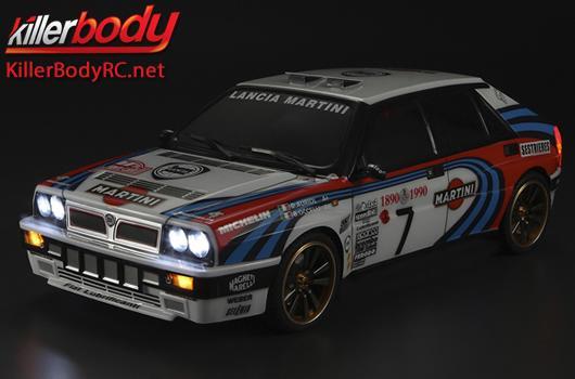 KillerBody - KBD48384 - Body - 1/10 Touring / Drift - 195mm  - Finished - Box - Lancia Delta HF Integrale 16V - Racing