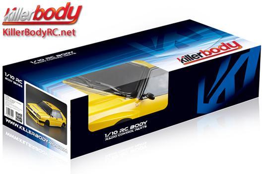 Carrozzeria - 1/10 Touring / Drift - 195mm - Finita - Box - Lancia Delta HF Integrale 16V - Giallo