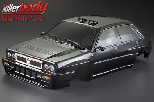 KillerBody - KBD48386 - Body - 1/10 Touring / Drift - 195mm  - Finished - Box - Lancia Delta HF Integrale 16V - Black