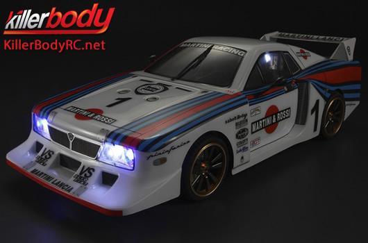 KillerBody - KBD48391 - Body - 1/10 Touring / Drift - 195mm  - Finished - Box - Lancia Beta Montecarlo (1981LM & 1979 Giro d'Italia) - Racing