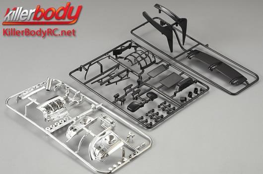 KillerBody - KBD48405 - Body Parts - 1/10 Crawler - Scale - Plastic Parts Set for Mitsubishi Pajero EVO 1998