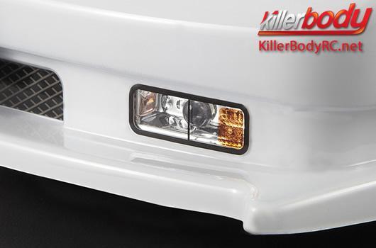 KillerBody - KBD48408 - Karosserie - 1/10 Touring / Drift - 195mm - Scale - Fertig lackiert - Box - Furious Angel - Weiss