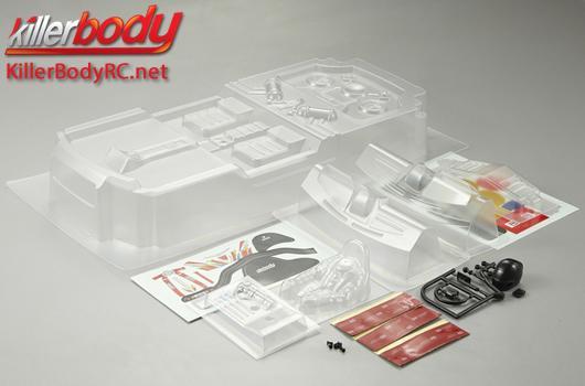 KillerBody - KBD48411 - Karosserie Teilen - 1/10 Touring / Drift - Scale - Cockpit Set für Furious Angel