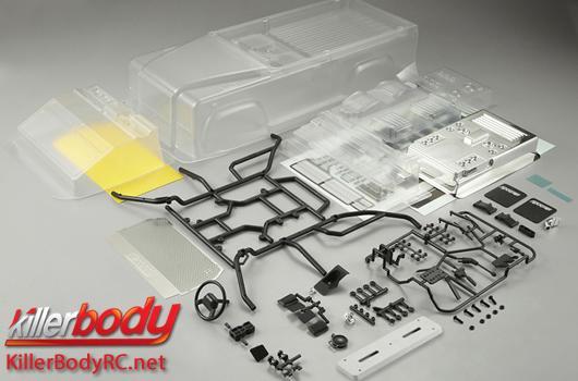 KillerBody - KBD48414 - Body - 1/10 Crawler  - Clear - Marauder - fits Axial SCX10 Chassis