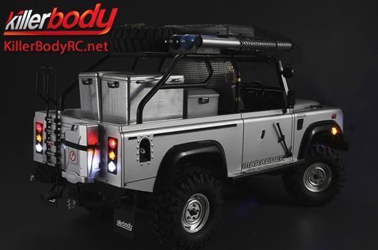KillerBody - KBD48416 - Carrosserie - 1/10 Crawler - Scale - Finie - Box - Marauder - Silver - fits Axial SCX10 Chassis