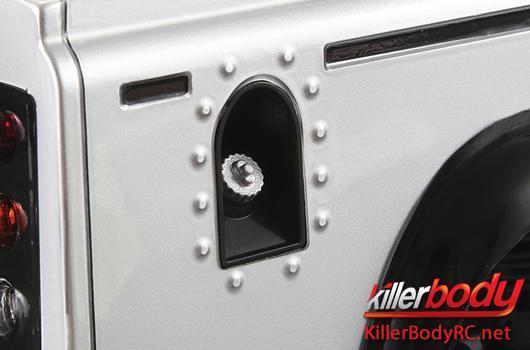 KillerBody - KBD48416 - Carrozzeria - 1/10 Crawler - Scale - Finita - Box - Marauder - Argento - per Axial SCX10 Chassis