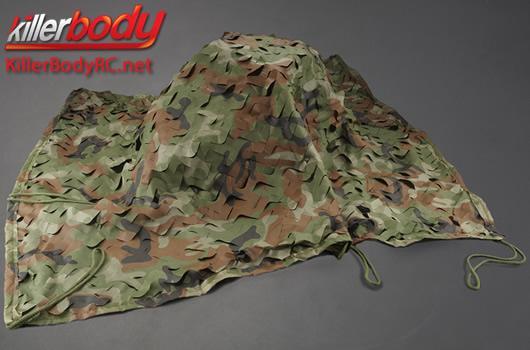 KillerBody - KBD48433 - Parti di carrozzeria - 1/10 accessorio - Scale - Rete di camuffamento 1.5M*1.5M