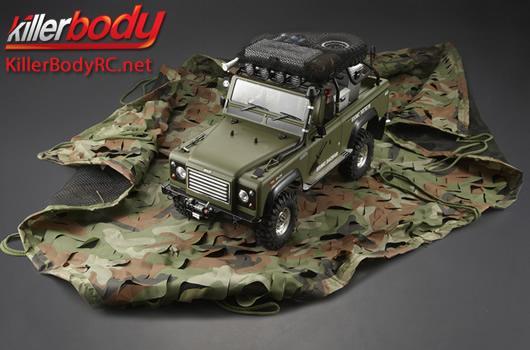 KillerBody - KBD48433 - Parti di carrozzeria - 1/10 accessorio - Scale - Rete di camuffamento 1.5M*1.5M