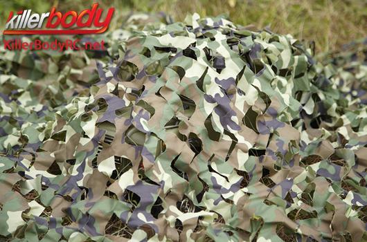 KillerBody - KBD48433 - Karosserie Teilen - 1/10 Zubehör - Scale - Camouflage Netz 1.5M*1.5M