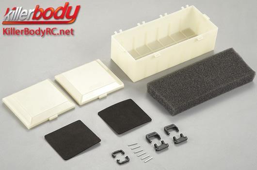KillerBody - KBD48437 - Body Parts - 1/10 Accessory - Scale - Plastic Tote Box - 140x60x55mm