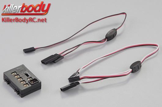 KillerBody - KBD48455 - Set d'éclairage - 1/10 Scale - LED - Control Box avec câbles de connection