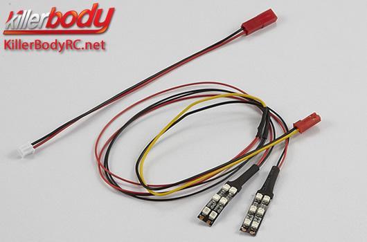 KillerBody - KBD48469 - Light Kit - 1/10 Scale - LED - Under Car Light with SMD LED Unit Set - 12x Red LEDs