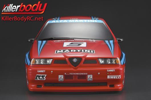 KillerBody - KBD48473 - Karosserie - 1/10 Touring / Drift - 195mm  - Fertig lackiert - Box - Alfa Romeo 155 GTA - Racing
