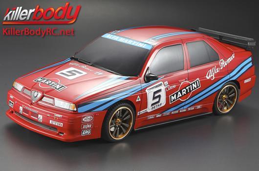 KillerBody - KBD48473 - Body - 1/10 Touring / Drift - 195mm - Finished - Box - Alfa Romeo 155 GTA - Racing