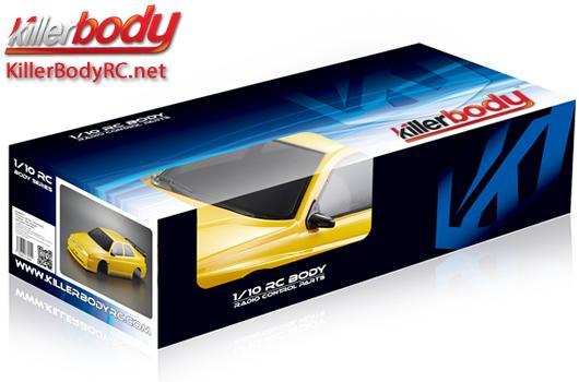 KillerBody - KBD48474 - Carrosserie - 1/10 Touring / Drift - 195mm - Scale - Finie - Box - Alfa Romeo 155 GTA - Jaune