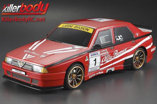 Carrozzeria - 1/10 Touring / Drift - 195mm - Finita - Box - Alfa Romeo 75 Turbo Evoluzione - Racing