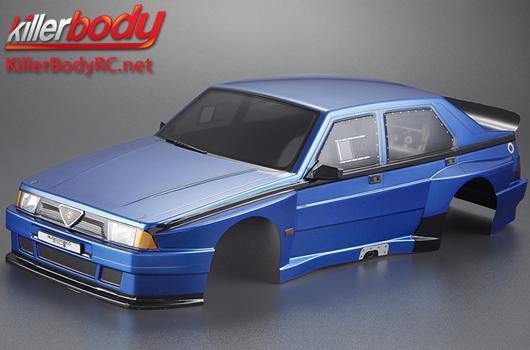 KillerBody - KBD48483 - Carrosserie - 1/10 Touring / Drift - 195mm  - Finie - Box - Alfa Romeo 75 Turbo Evoluzione - Bleu