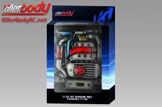 KillerBody - KBD48494 - Body Parts - 1/10 Touring / Drift - Scale - Touring Car Engine - Finished