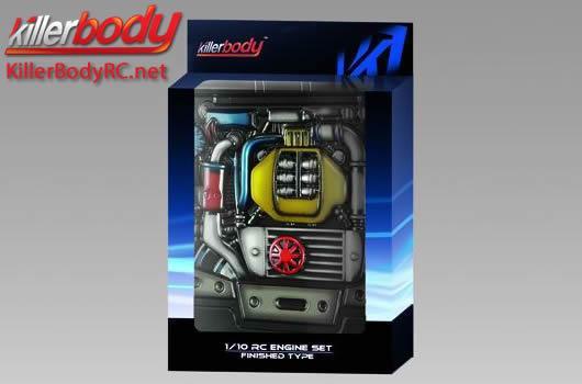 KillerBody - KBD48497 - Body Parts - 1/10 Touring / Drift - Scale - Touring Car Engine - Finished