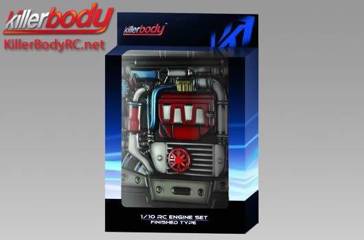 Body Parts - 1/10 Touring / Drift - Scale - Touring Car Engine - Finished