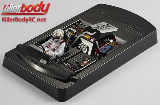 KillerBody - KBD48500 - Body Parts - 1/10 Touring / Drift - Scale - Rear-Engine Cockpit Set (Right side driver) Finished