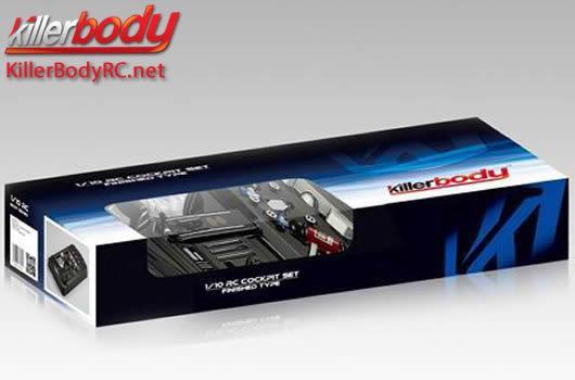 KillerBody - KBD48502 - Pièces de carrosserie - 1/10 Touring / Drift - Scale - Set de Cockpit à moteur avant (conducteur à droite) Fini