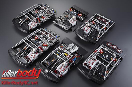 KillerBody - KBD48503 - Pièces de carrosserie - 1/10 Touring / Drift - Scale - Arceau de sécurité pour Cockpit