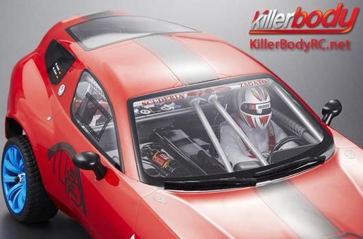 KillerBody - KBD48503 - Pièces de carrosserie - 1/10 Touring / Drift - Scale - Arceau de sécurité pour Cockpit