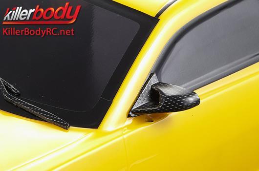 KillerBody - KBD48506 - Body Parts - 1/10 Touring / Drift - Scale - Basic Plastic Parts rear wing - Carbon Fiber Finish