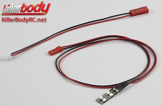 KillerBody - KBD48517 - Set d'éclairage - 1/10 Scale - LED - Bas de caisse avec set de LED SMD -  6x LEDs Rouges