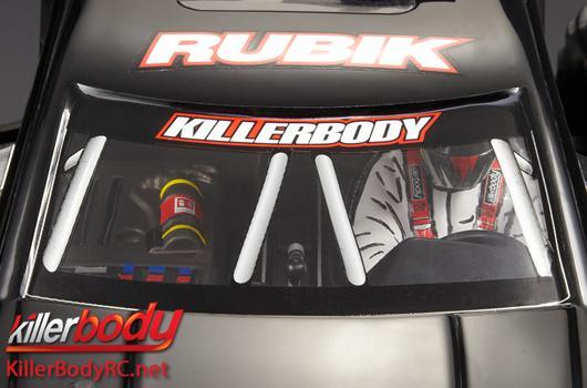 KillerBody - KBD48520 - Pièces de carrosserie - 1/10 Truck - Scale - Set de Cockpit (conducteur à droite) Fini