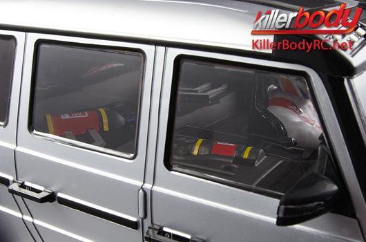 KillerBody - KBD48520 - Pièces de carrosserie - 1/10 Truck - Scale - Set de Cockpit (conducteur à droite) Fini