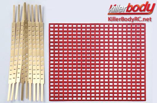 KillerBody - KBD48047 - Parti di carrozzeria - 1/10 Short Course - Scale - Rete di protezione (cloth)