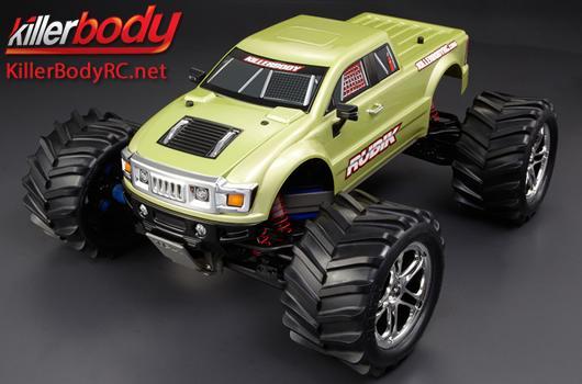 KillerBody - KBD48221 - Body Parts - Monster Truck - Scale - Modified Hood & Front Fender / Bumper Set