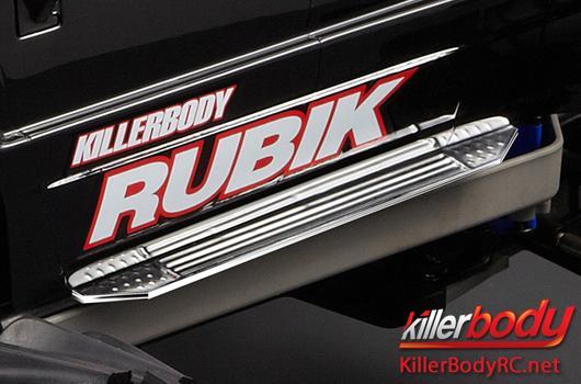 KillerBody - KBD48222 - Karrosserieteile - Monster Truck - Scale - Chrome Einstiegsleisten