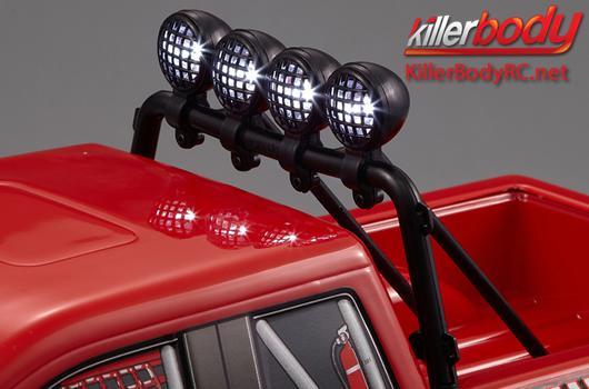 KillerBody - KBD48237 - Parti di carrozzeria - 1/10 Truck - Scale - Faro supplementare per piattaforma posteriore di Truck