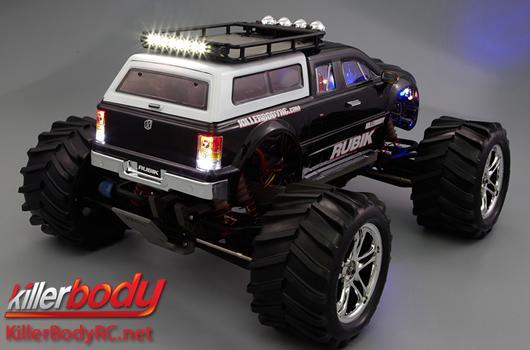 KillerBody - KBD48240 - Karrosserieteile - Monster Truck - Scale - Modifiziert Hardtop Dach für Ladefläche Set