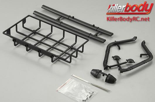 KillerBody - KBD48426 - Body Parts - 1/10 Accessory - Scale - Luggage Rack & Chimney