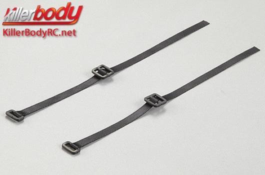 KillerBody - KBD48515 - Body Parts - 1/10 Accessory - Scale - Cloth Cable Ties - 160mm