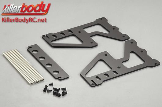 KillerBody - KBD48521 - Decor Parts - 1/10 Accessory - Scale - Aluminum - Touring Car Tire Rack
