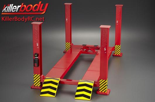 KillerBody - KBD48535 - Elementi di scenario - 1/10 accessorio - Scale - CNC Alluminio - Car Lift