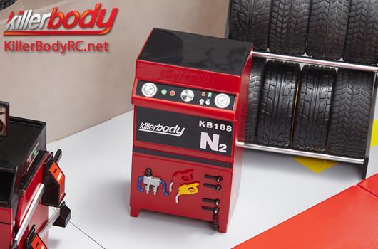 KillerBody - KBD48538 - Elementi di scenario - 1/10 accessorio - Scale - Tyre Inflater