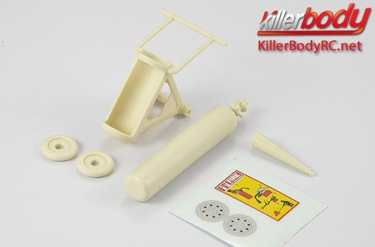 KillerBody - KBD48539 - Dekorelemente - 1/10 Zubehör - Scale - Feuerlöscher