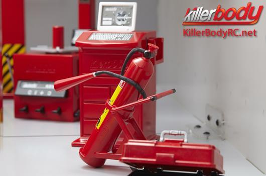 KillerBody - KBD48539 - Dekorelemente - 1/10 Zubehör - Scale - Feuerlöscher